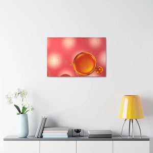 Vibrant Red Abstract Canvas Stretched - Semi Glossy - Dipaliz - Posters Prints & Visual Artwork