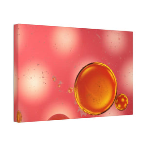 Vibrant Red Abstract Canvas Stretched - Semi Glossy - Dipaliz - Posters Prints & Visual Artwork