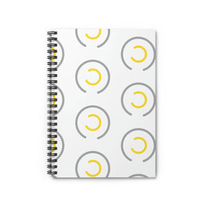 Abstract Circles Spiral Notebook – Ruled Line - Dipaliz - Notebooks & Notepads