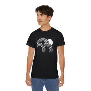 T-shirt - Abstract Clouds and Sun Ultra Cotton Unisex Tee - Dipaliz