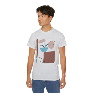 Modern Abstract Minimalistic Art T-shirt - Soft Cotton - Dipaliz - Apparel & Accessories