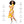 Abstract Orange Midi Dress – Eco-friendly Knit - Dipaliz - Dresses - Xs