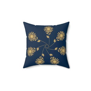 Abstract Pattern Polyester Square Pillow - Dipaliz - Throw Pillows