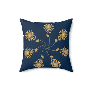 Abstract Pattern Polyester Square Pillow - Dipaliz - Throw Pillows