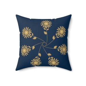 Abstract Pattern Polyester Square Pillow - Dipaliz - Throw Pillows