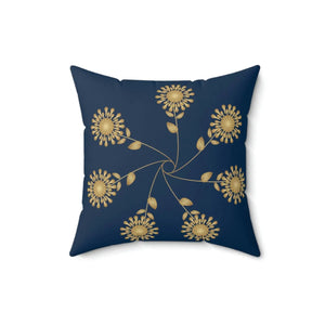 Abstract Pattern Polyester Square Pillow - Dipaliz - Throw Pillows