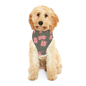 Vibrant Green Dog Hoodie - Abstract Pattern Polyester - Dipaliz - Pet Hoodies