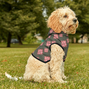 Vibrant Green Dog Hoodie - Abstract Pattern Polyester - Dipaliz - Pet Hoodies