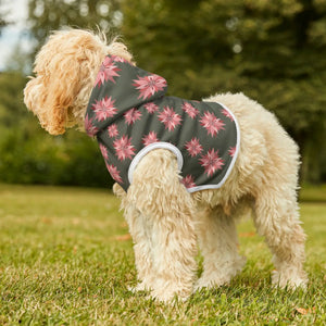 Vibrant Green Dog Hoodie - Abstract Pattern Polyester - Dipaliz - Pet Hoodies