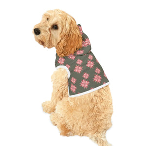 Vibrant Green Dog Hoodie - Abstract Pattern Polyester - Dipaliz - Pet Hoodies