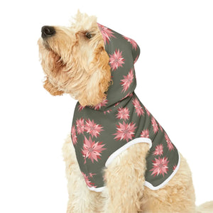 Vibrant Green Dog Hoodie - Abstract Pattern Polyester - Dipaliz - Pet Hoodies