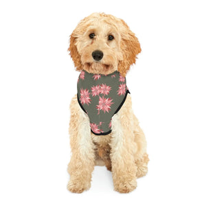 Vibrant Green Dog Hoodie - Abstract Pattern Polyester - Dipaliz - Pet Hoodies