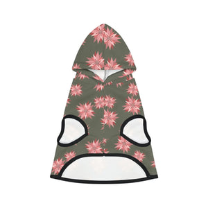 Vibrant Green Dog Hoodie - Abstract Pattern Polyester - Dipaliz - Pet Hoodies