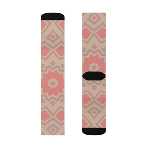 Vibrant Sublimation Socks - Abstract Pattern Comfort - Dipaliz