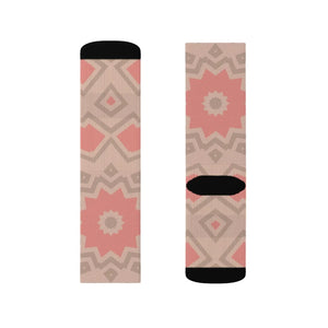 Vibrant Sublimation Socks - Abstract Pattern Comfort - Dipaliz
