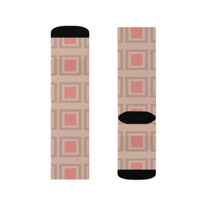 Vibrant Sublimation Socks - Bold Abstract Pattern - Dipaliz