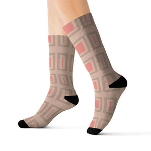 Vibrant Sublimation Socks - Bold Abstract Pattern - Dipaliz