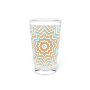 Starry Pint Glass - Abstract Star Pattern Drinkware - Dipaliz - 16oz - Tumblers