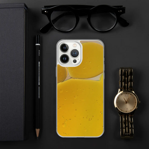 Yellow Abstract Pattern Iphone Case - Wireless Charging - Dipaliz - Mobile Phone Cases