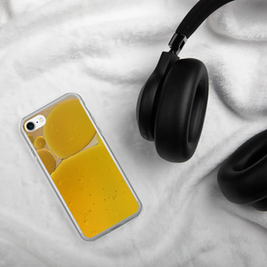 Yellow Abstract Pattern Iphone Case - Wireless Charging - Dipaliz - Mobile Phone Cases
