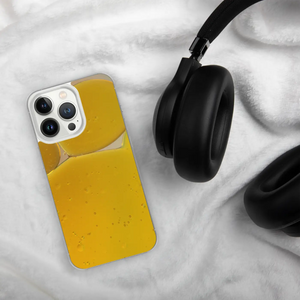 Yellow Abstract Pattern Iphone Case - Wireless Charging - Dipaliz - Mobile Phone Cases