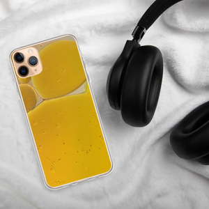 Yellow Abstract Pattern Iphone Case - Wireless Charging - Dipaliz - Mobile Phone Cases