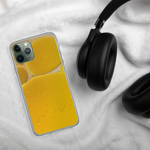 Yellow Abstract Pattern Iphone Case - Wireless Charging - Dipaliz - Mobile Phone Cases