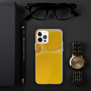 Yellow Abstract Pattern Iphone Case - Wireless Charging - Dipaliz - Mobile Phone Cases
