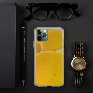 Yellow Abstract Pattern Iphone Case - Wireless Charging - Dipaliz - Mobile Phone Cases