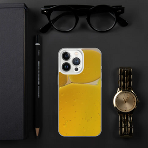 Yellow Abstract Pattern Iphone Case - Wireless Charging - Dipaliz - Mobile Phone Cases