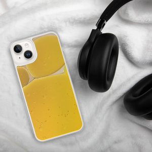 Yellow Abstract Pattern Iphone Case - Wireless Charging - Dipaliz - Mobile Phone Cases