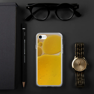 Yellow Abstract Pattern Iphone Case - Wireless Charging - Dipaliz - Mobile Phone Cases