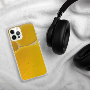 Yellow Abstract Pattern Iphone Case - Wireless Charging - Dipaliz - Mobile Phone Cases