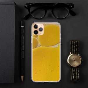 Yellow Abstract Pattern Iphone Case - Wireless Charging - Dipaliz - Mobile Phone Cases