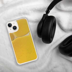 Yellow Abstract Pattern Iphone Case - Wireless Charging - Dipaliz - Mobile Phone Cases