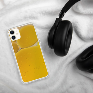 Yellow Abstract Pattern Iphone Case - Wireless Charging - Dipaliz - Mobile Phone Cases