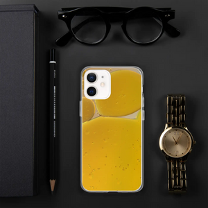 Yellow Abstract Pattern Iphone Case - Wireless Charging - Dipaliz - Mobile Phone Cases