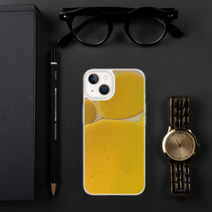 Yellow Abstract Pattern Iphone Case - Wireless Charging - Dipaliz - Mobile Phone Cases