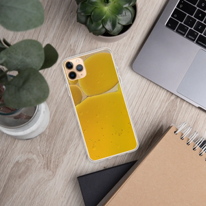 Yellow Abstract Pattern Iphone Case - Wireless Charging - Dipaliz - Mobile Phone Cases