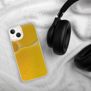 Yellow Abstract Pattern Iphone Case - Wireless Charging - Dipaliz - Mobile Phone Cases