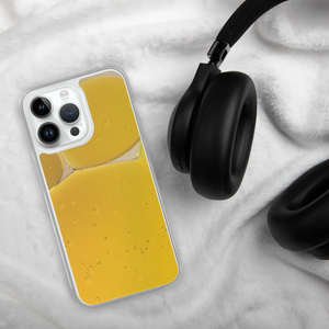 Yellow Abstract Pattern Iphone Case - Wireless Charging - Dipaliz - Mobile Phone Cases