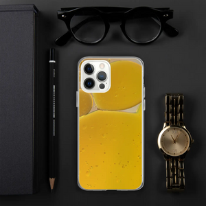 Yellow Abstract Pattern Iphone Case - Wireless Charging - Dipaliz - Mobile Phone Cases