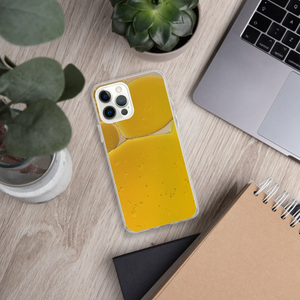 Yellow Abstract Pattern Iphone Case - Wireless Charging - Dipaliz - Mobile Phone Cases