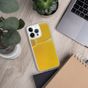 Yellow Abstract Pattern Iphone Case - Wireless Charging - Dipaliz - Mobile Phone Cases