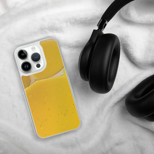 Yellow Abstract Pattern Iphone Case - Wireless Charging - Dipaliz - Mobile Phone Cases