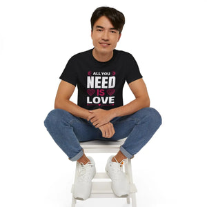 Oversized All you Need is Love Tee Eco-friendly Gift - Dipaliz - T-shirts