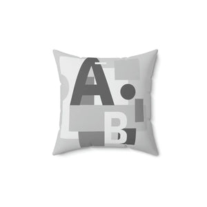 Vibrant Alphabet Spun Polyester Square Pillow - Dipaliz - Throw Pillows