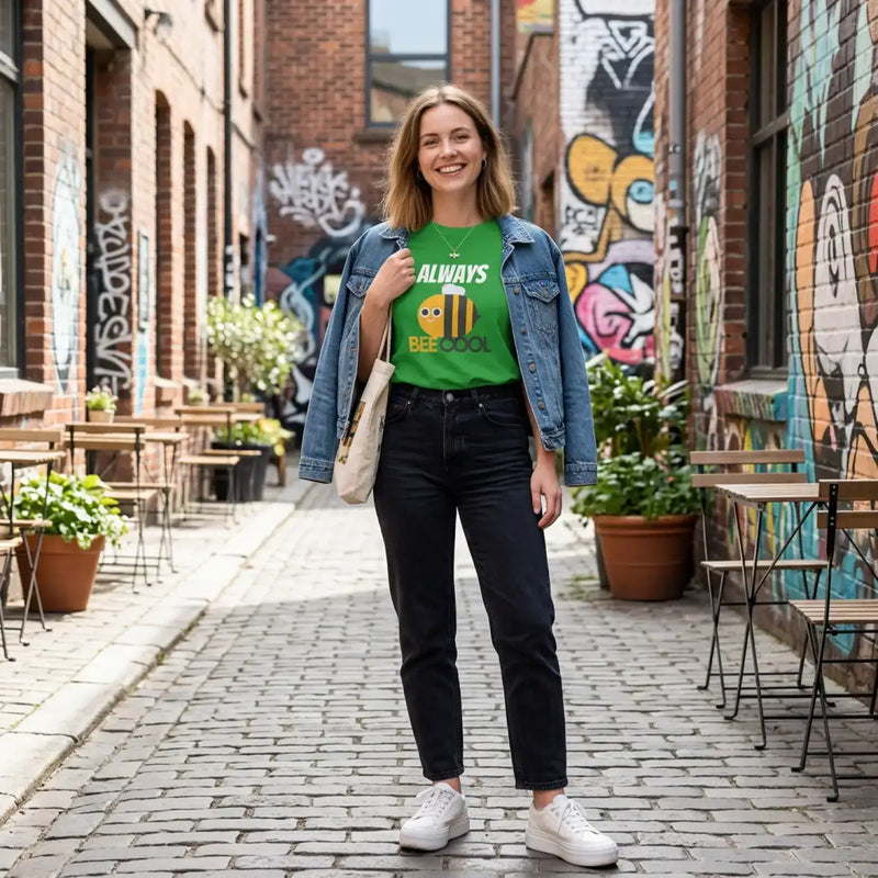 DipaliZ Bee Tee Always be Cool Cotton Graphic t Shirt