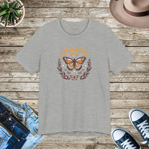 Soft Cotton Butterfly T-shirt - Amazing Day Design - Dipaliz - T-shirts - s