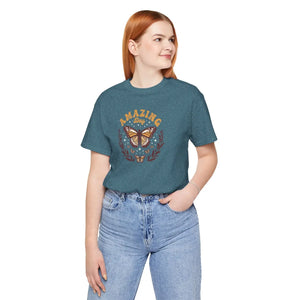 Soft Cotton Butterfly T-shirt - Amazing Day Design - Dipaliz - T-shirts - s
